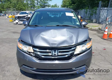 2014 Honda Odyssey Ex from USA, damaged, VIN 5FNRL5H48EB081535